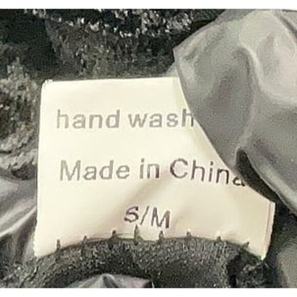 Gypsy Junkies x Free People Black Floral Lace & Velvet Bell Slv Tunic Mini Dress - Picture 11 of 13